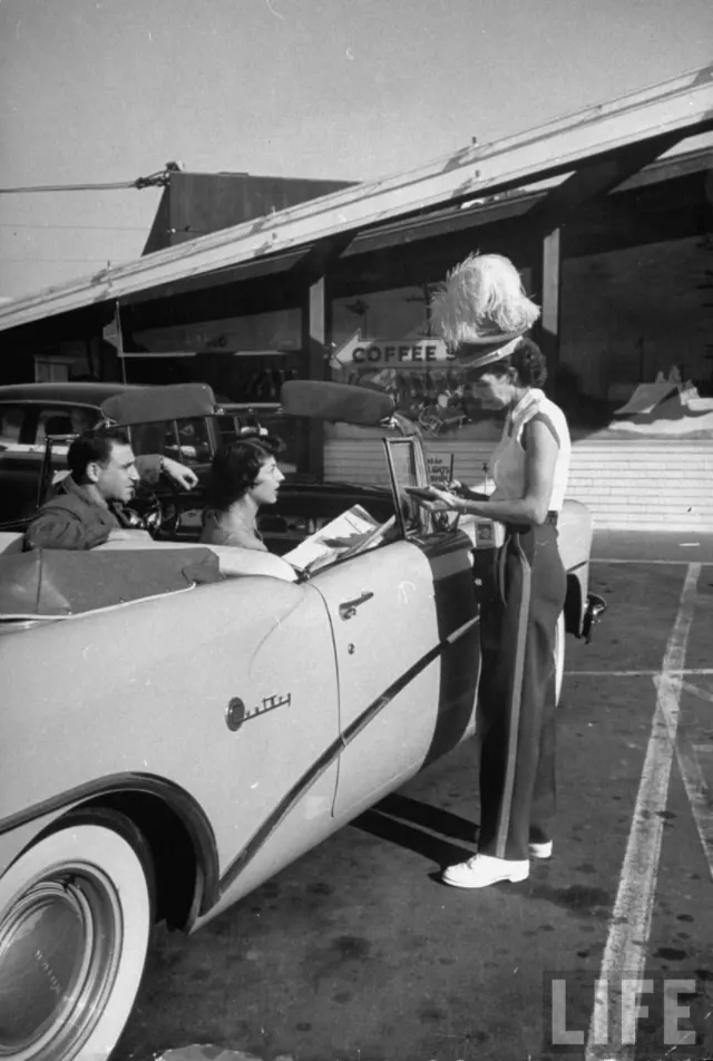 carhop girls vintage photos