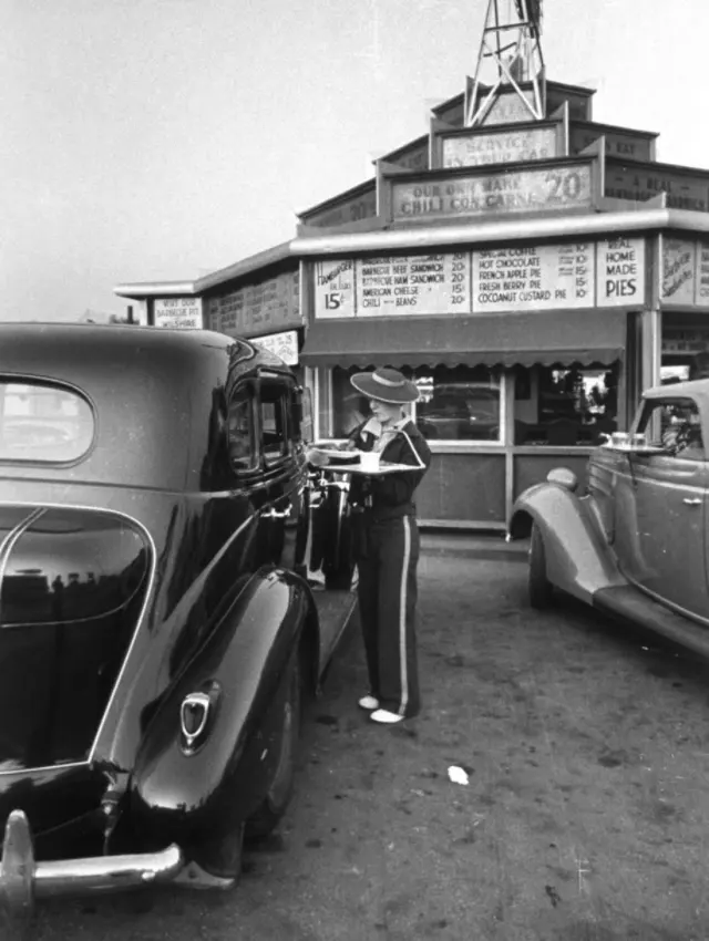 carhop girls vintage photos