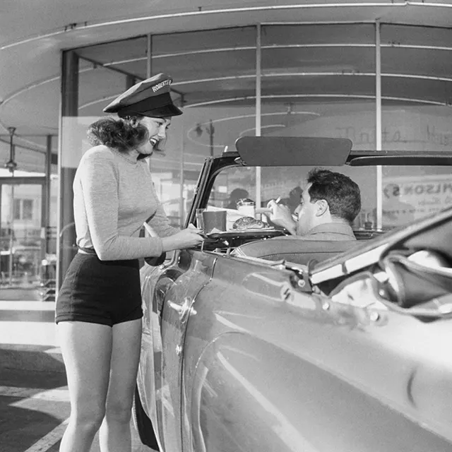carhop girls vintage photos