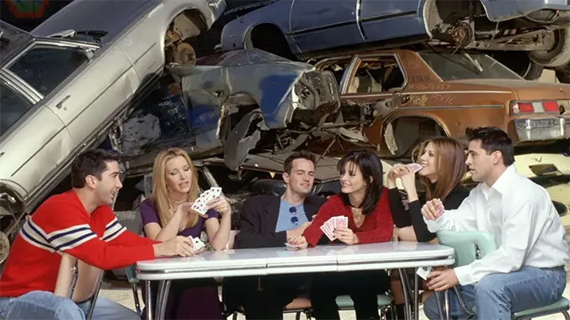 Friends TV Show Behind the Scenes Photos