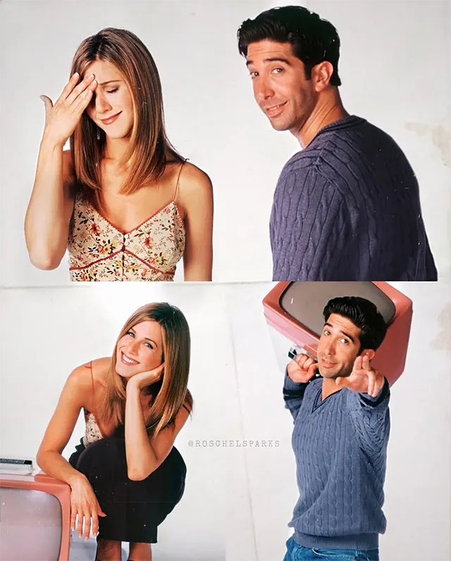 Friends TV Show Behind the Scenes Photos