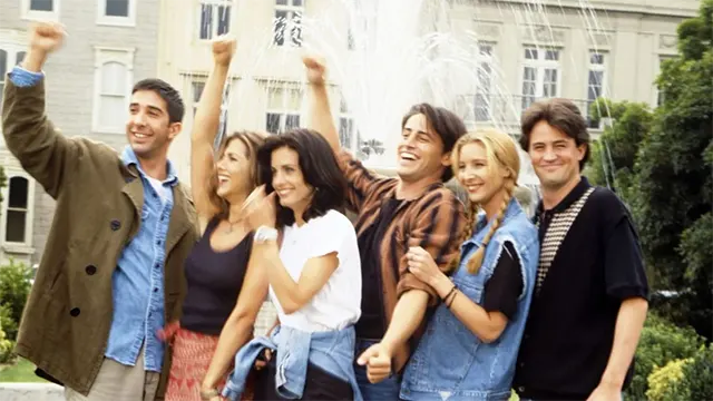 Friends TV Show Behind the Scenes Photos