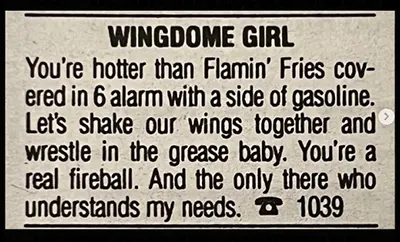 Long Lost Personals Vintage Classified Ads