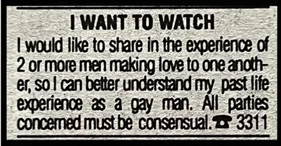 Long Lost Personals Vintage Classified Ads