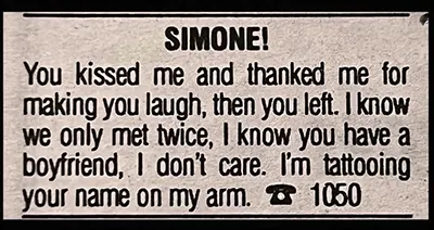 Long Lost Personals Vintage Classified Ads