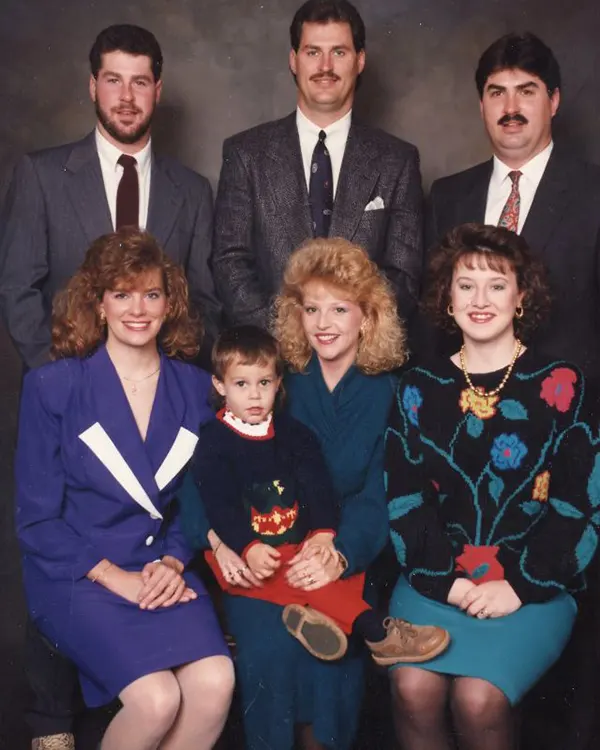 Studio Family Portraits from the 1990s