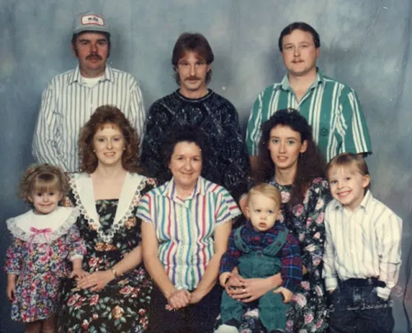 Studio Family Portraits from the 1990s