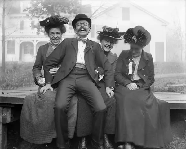 Victorian People smiling in Photos