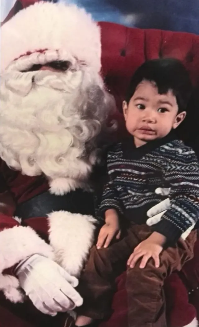 Creepy Santa Claus from the Past