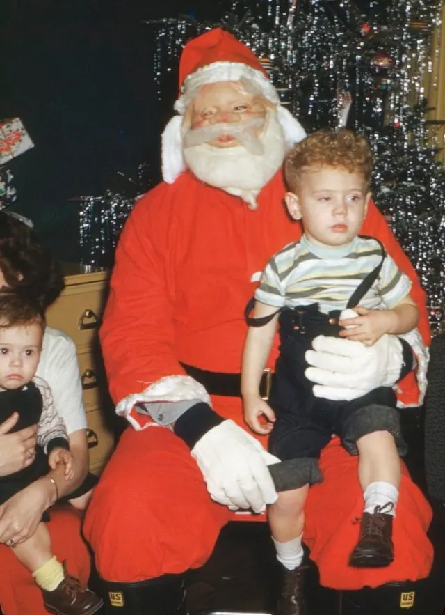 Creepy Santa Claus from the Past