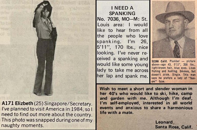 Long-Lost Personals: Vintage Classified Ads from People Searching for Love