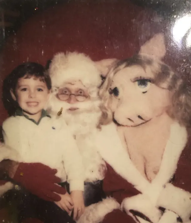Creepy Santa Claus from the Past