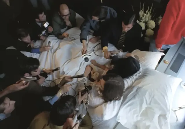 John Lennon and Yoko Ono’s Protest Bed-in Protest