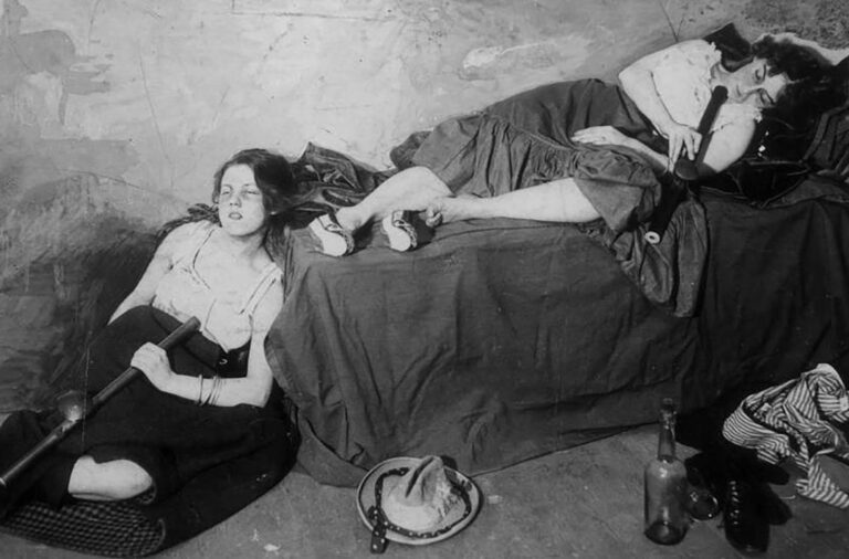 Haunting Photos Show Men and Women Lost to Addiction in America’s Early Opium Dens