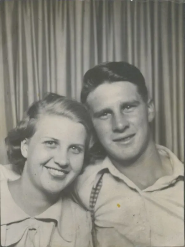Vintage Photobooth Portraits Capture Intimate Moments Between 1950s Couples
