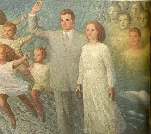 Propaganda Paintings Promoting the Cult of Dictator Nicolae Ceaușescu