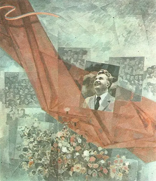 Propaganda Paintings Promoting the Cult of Dictator Nicolae Ceaușescu