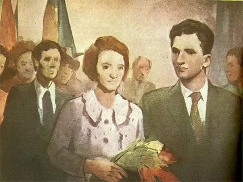Propaganda Paintings Promoting the Cult of Dictator Nicolae Ceaușescu