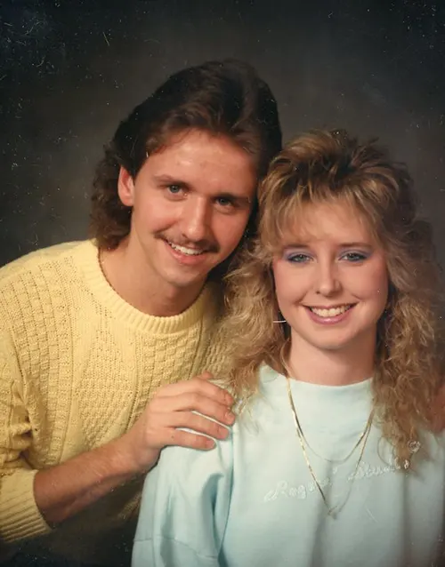 Studio Portraits of 1980s Couples Photos