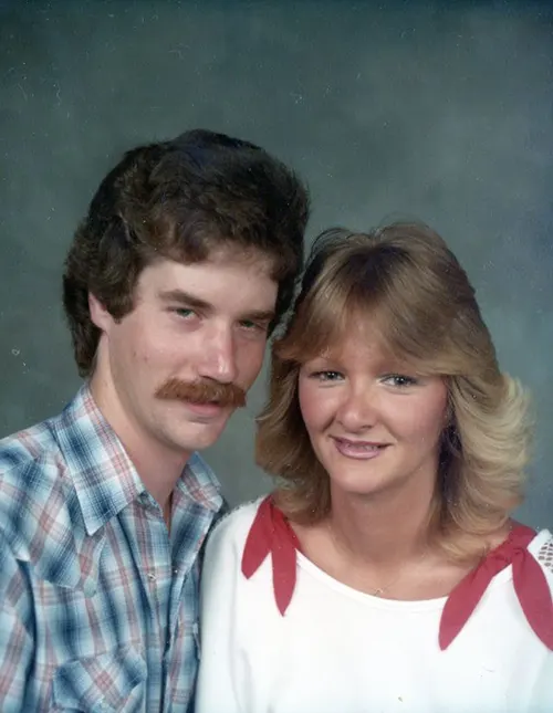 Studio Portraits of 1980s Couples Photos