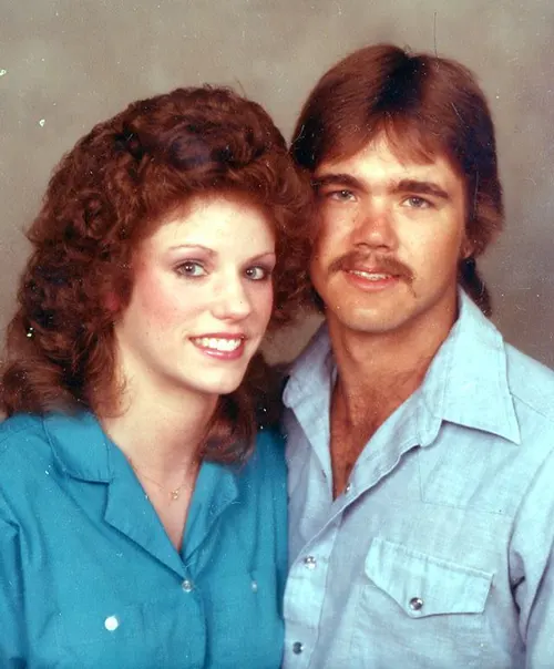 Studio Portraits of 1980s Couples Photos