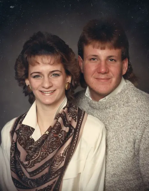 Studio Portraits of 1980s Couples Photos