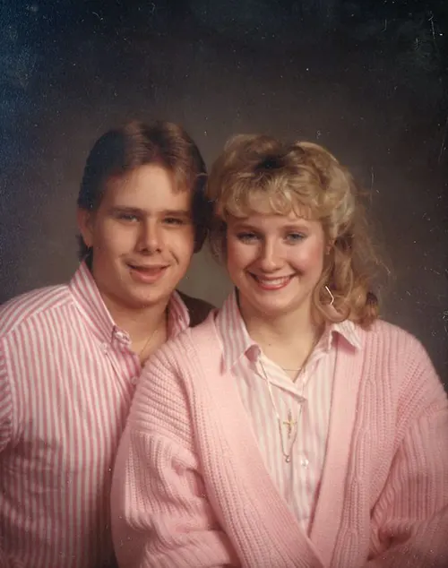 Studio Portraits of 1980s Couples Photos