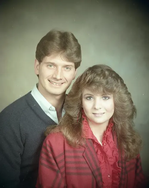 Studio Portraits of 1980s Couples Photos