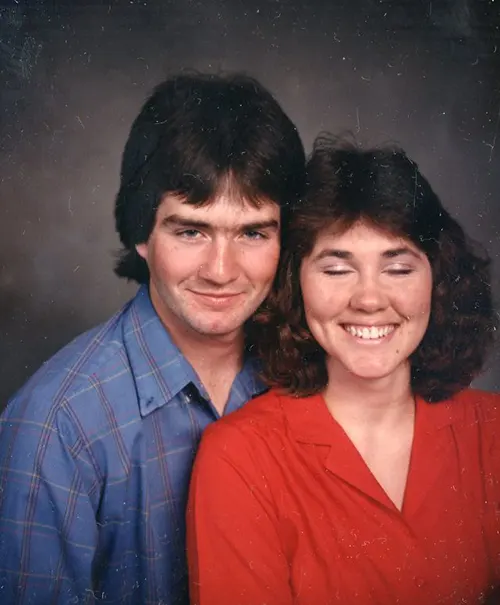 Studio Portraits of 1980s Couples Photos