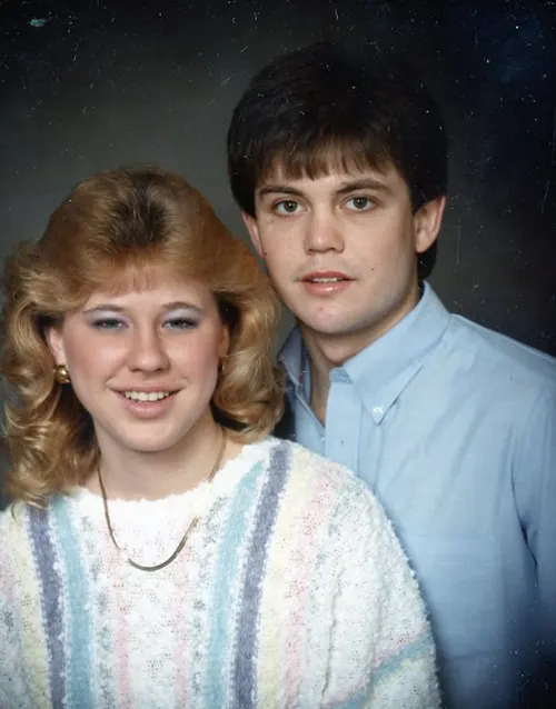 Studio Portraits of 1980s Couples Photos