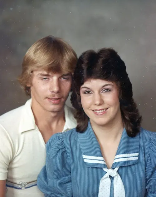 Studio Portraits of 1980s Couples Photos