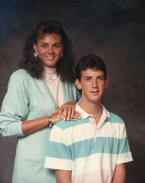 Studio Portraits of 1980s Couples Photos