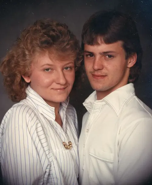 Studio Portraits of 1980s Couples Photos
