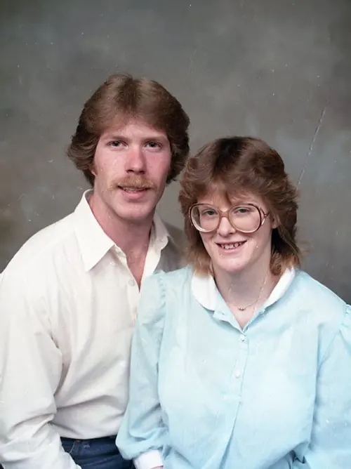Studio Portraits of 1980s Couples Photos